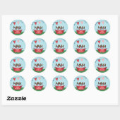Picnic 4. Juli Party Stickers (Blatt)
