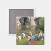Picnic am Fluss Withypool Magnet (Vorderseite/Rückseite)