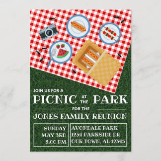 PICNIC am PARK: Wiedersehen Einladung