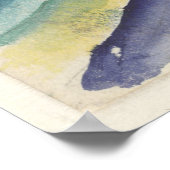 Picnic am Strand von August Macke Poster (Ecke)