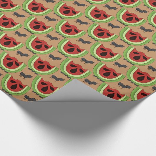 Picnic Ants Glossy Wraping Paper Geschenkpapier (Ecke)