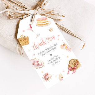 Picnic Baby Brunch Baby Shower Fevor Tags Geschenkanhänger