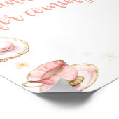 Picnic Baby Brunch Babydusche Danke fürs Kommen Poster (Ecke)