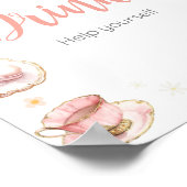 Picnic Baby Brunch Babydusche Getränke Poster (Ecke)