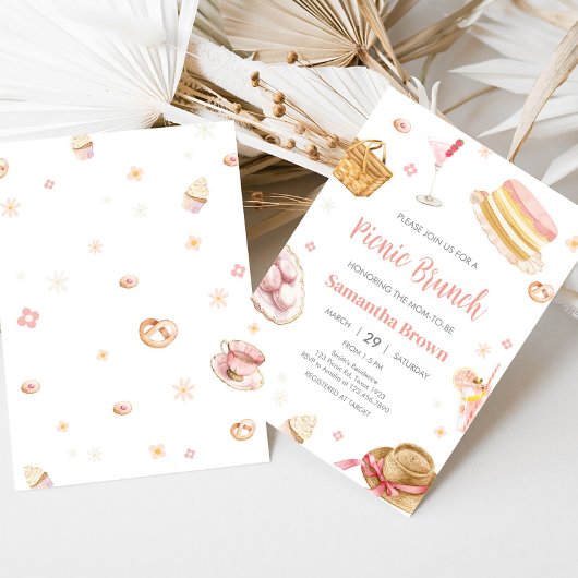 Picnic Baby Brunch Kinderdusche Einladung