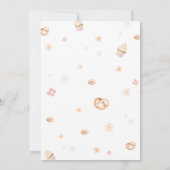 Picnic Baby Brunch Kinderdusche Einladung (Rückseite)