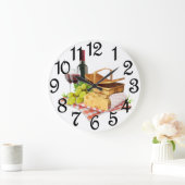 Picnic Basket Große Wanduhr (Zuhause)