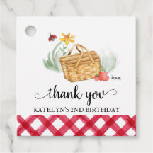 Picnic Birthday Danke Tag