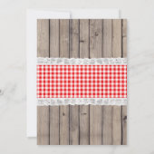 Picnic Birthday Party Einladung - Park Party (Rückseite)