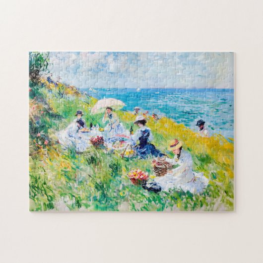 Picnic by Sea - Impressionist Artwork Puzzle (Horizontal)