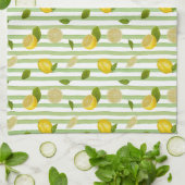 Picnic Citrus Mediterranean  Pattern  Geschirrtuch (Gefaltet)