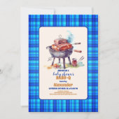 Picnic Cloth Baby Q Babydusche Einladung (Vorderseite)