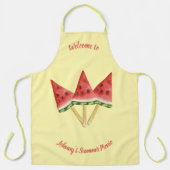 Picnic Collection - Wassermelone Personalisiert Schürze (Vorderseite)
