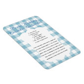 Picnic Cucumber Sandwich Recipe Magnet (Rechte Seite)