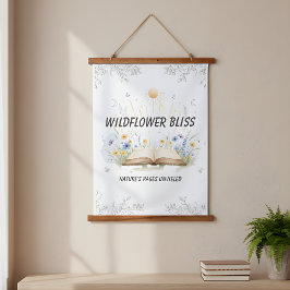 Picnic Day Flowers Tapestry Wandteppich Mit Holzrahmen