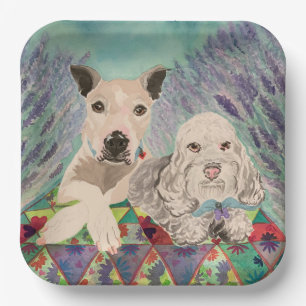 Picnic Dogs Pappteller