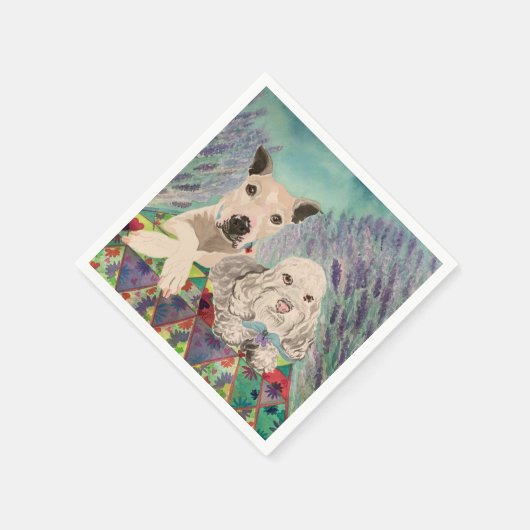 Picnic Dogs Serviette (Ecke)