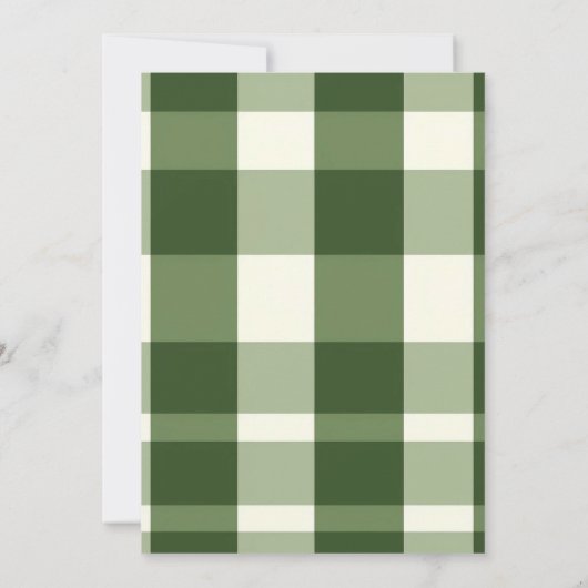 Picnic | Dusche für rustikale Paare Einladung (Rückseite)