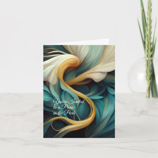 PICNIC-EINLADUNG DANKESKARTE (Vorderseite)