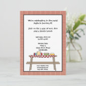 Picnic-Einladung Einladung (Stehend Vorderseite)