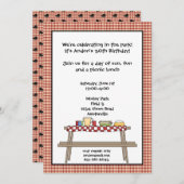 Picnic-Einladung Einladung (Vorne/Hinten)