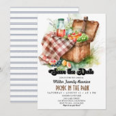 Picnic | Family Wiedersehen Einladung (Vorne/Hinten)