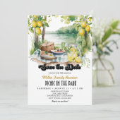 Picnic | Family Wiedersehen Einladung (Stehend Vorderseite)