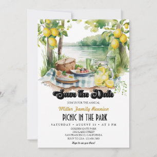 Picnic Family Wiedersehen Einladung