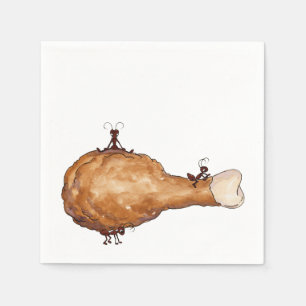 Picnic Fried Chicken Serviette