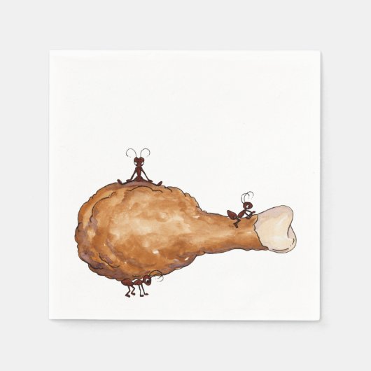 Picnic Fried Chicken Serviette (Vorderseite)