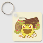 Picnic Frog liest ein Buch Schlüsselanhänger (Vorderseite)