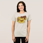 Picnic Frog liest ein Buch Tri-Blend Shirt (Vorderseite voll)