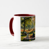 Picnic Fun Nature Friendship Bond Tasse (Vorderseite Links)