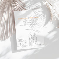 Picnic Garden Minimalistisch Black and White Weddi