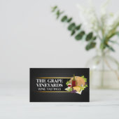 Picnic Grafik | Wein und Käse Visitenkarte (Stehend Vorderseite)