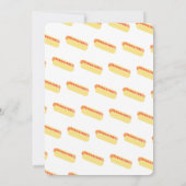 Picnic GRILLEN Cookout Hot Dogs Einladung (Rückseite)