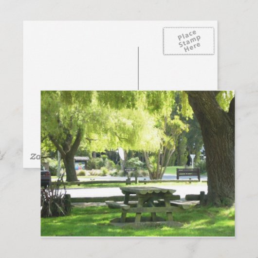 Picnic Ground Postkarte (Vorne/Hinten)