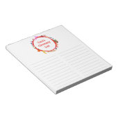 Picnic Illustration CUSTOM Grocery Shopping List Notizblock (angewinkelt)