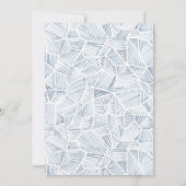 Picnic im Beach Brautparty Einladung (Rückseite)