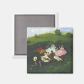 Picnic im Mai Magnet (Vorderseite/Rückseite)