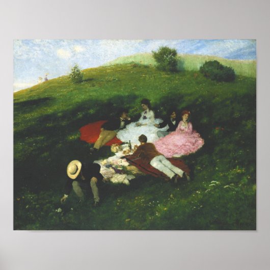 Picnic im Mai Poster (Vorne)