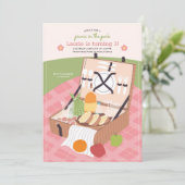 Picnic im Park Einladung (Stehend Vorderseite)