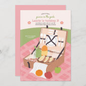 Picnic im Park Einladung (Vorne/Hinten)