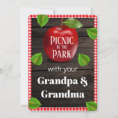 Picnic im Park Playdate Einladung (Vorderseite)