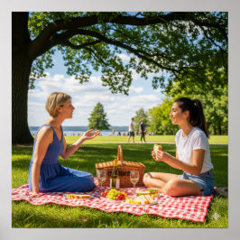 Picnic im Park Poster