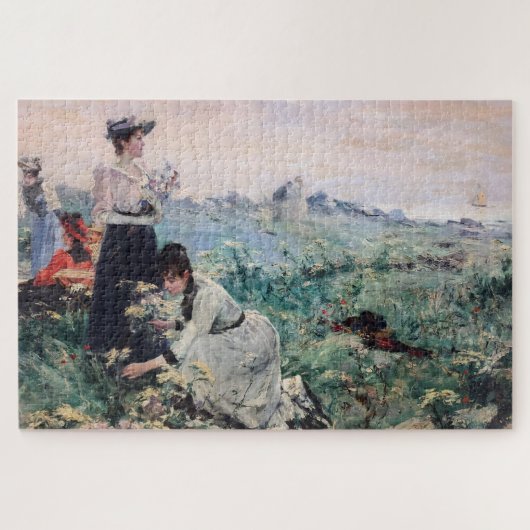 Picnic in Normandie von Juan Luna 1000 Stück Puzzle (Horizontal)