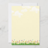 Picnic in Park Geburtstagsparty Einladung (Rückseite)