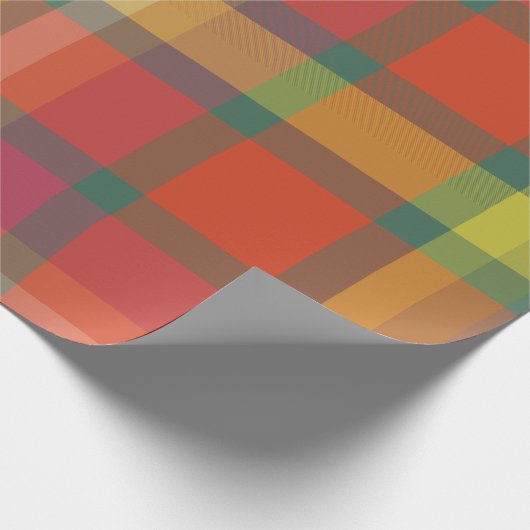 Picnic Kariert Small - 12. Dezember - Wrapping Pap Geschenkpapier (Ecke)