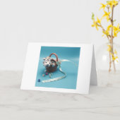 Picnic mit einem kleinen Hund Karte (Gelbe Blume)