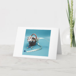 Picnic mit einem kleinen Hund Karte